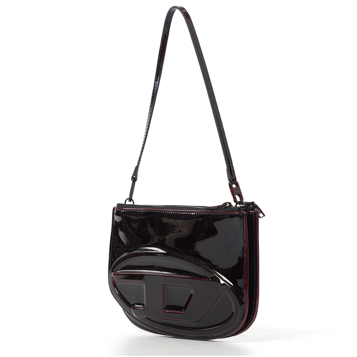 Borsa a spalla 1DR Twin Diesel in PU effetto liquido