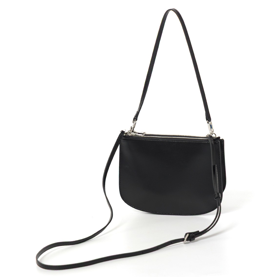 Borsa a spalla double-pocket in pelle stampata Diesel