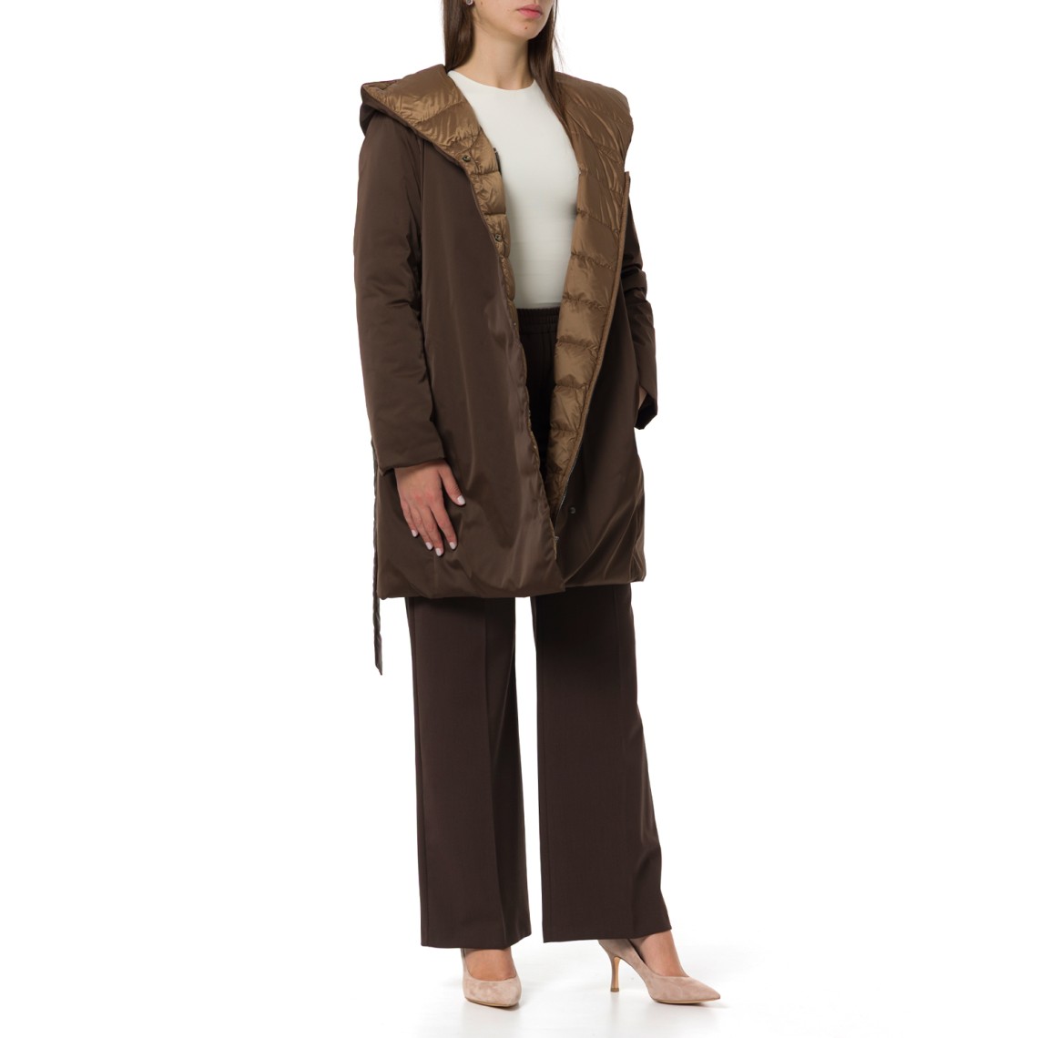 Piumino midi reversibile Uggioso Weekend Max Mara