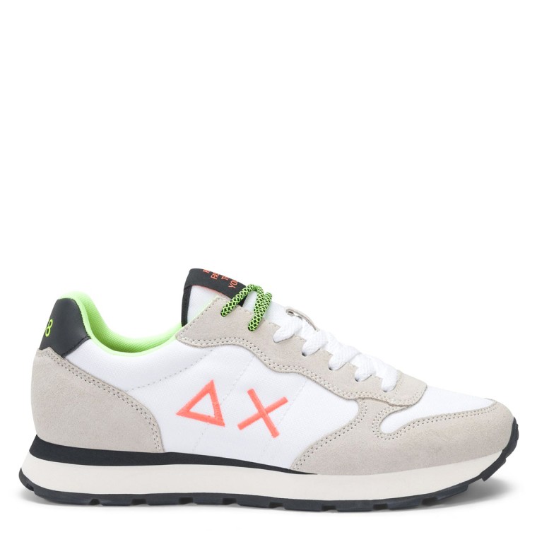 Sneakers Tom Fluo Sun68 con logo fluo