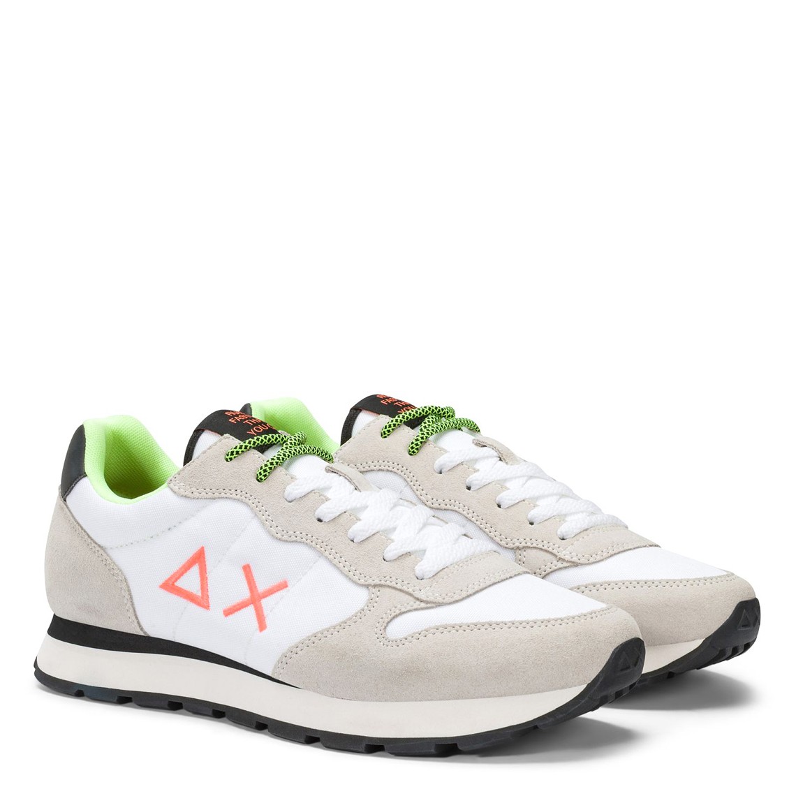 Sneakers Tom Fluo Sun68 con logo fluo