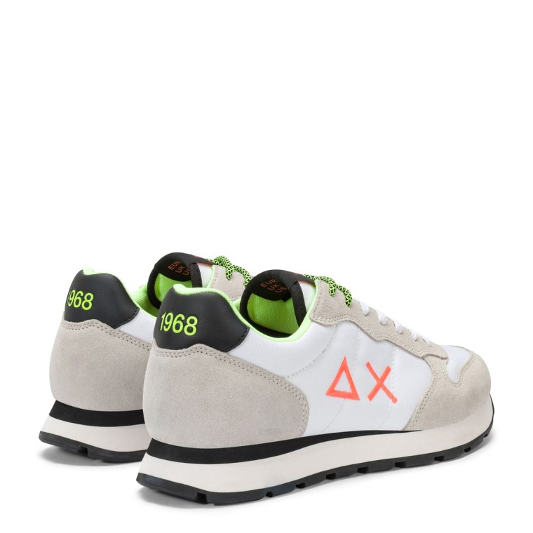 Sneakers Tom Fluo Sun68 con logo fluo