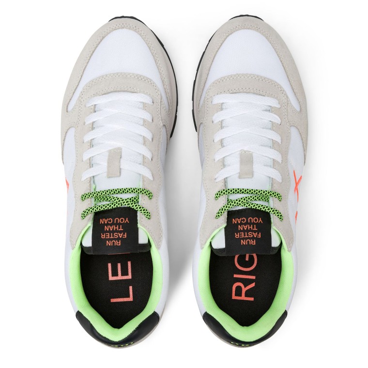 Sneakers Tom Fluo Sun68 con logo fluo