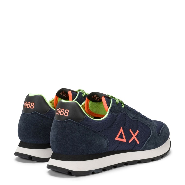 Sneakers Tom Fluo Sun68 con logo fluo