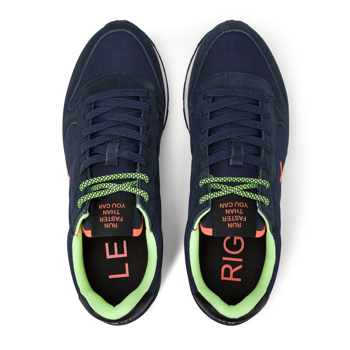 Sneakers Tom Fluo Sun68 con logo fluo