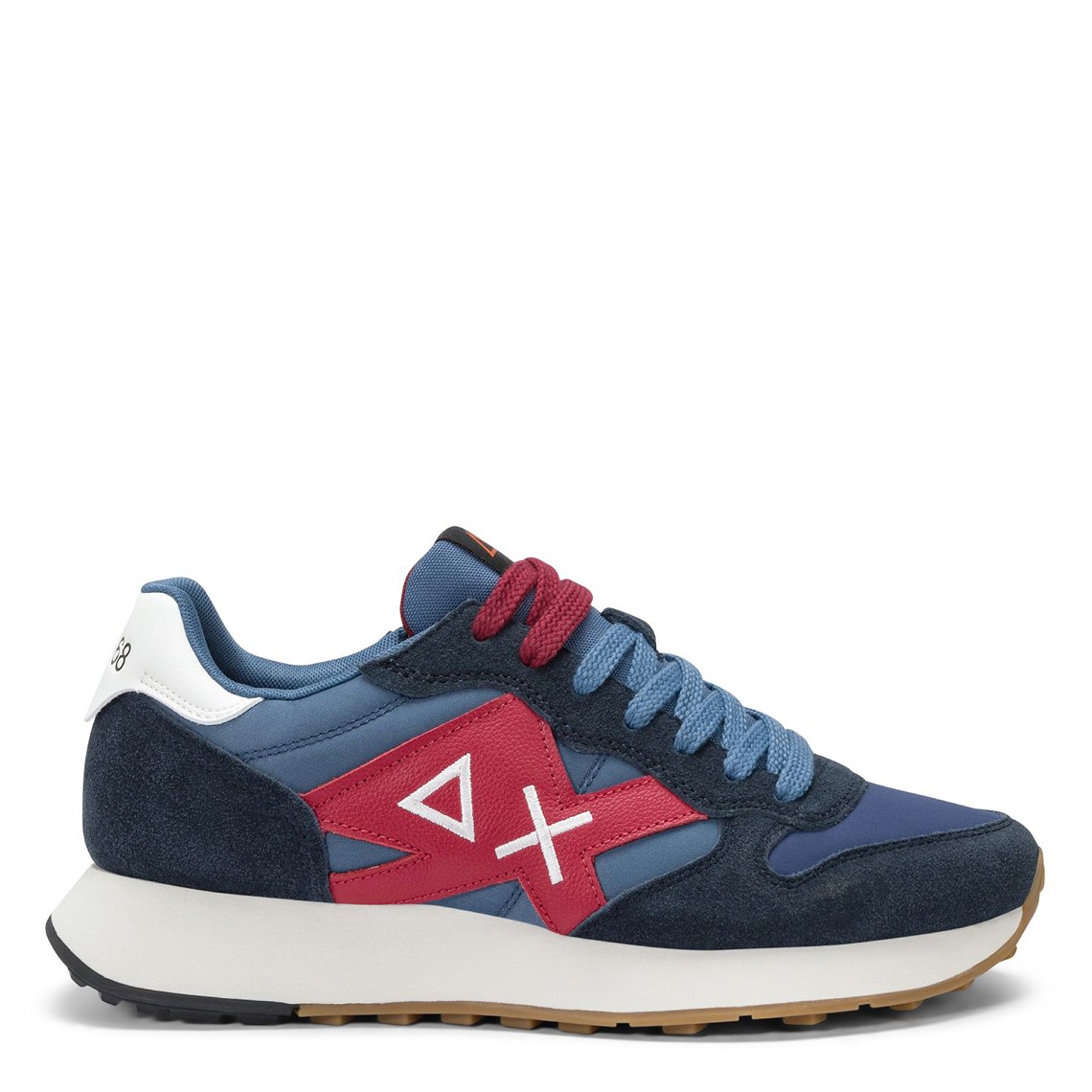 Sneakers Jaki Bicolor Sun68 in nylon e suede