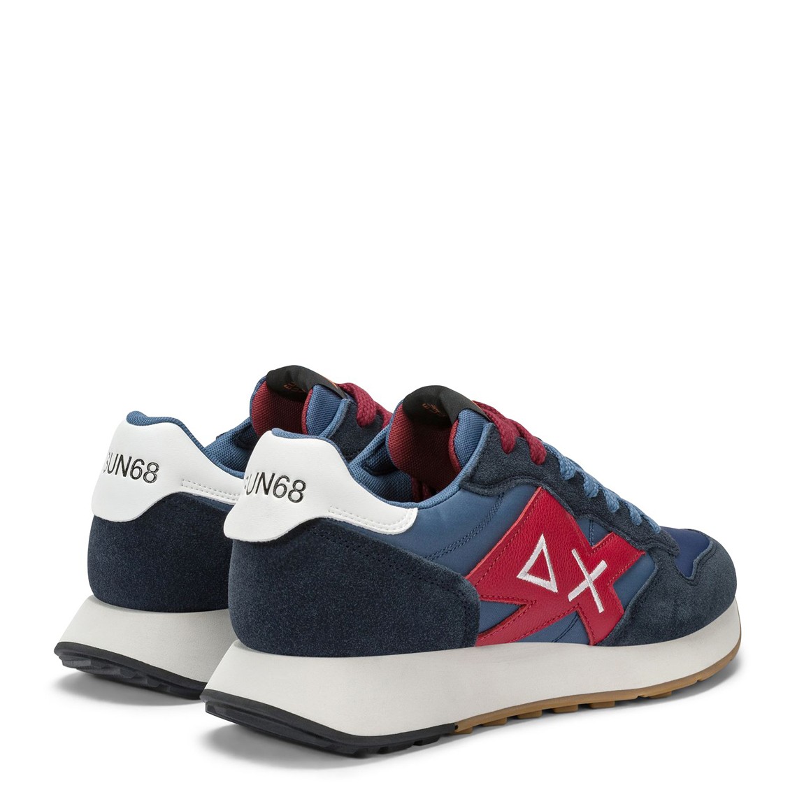 Sneakers Jaki Bicolor Sun68 in nylon e suede