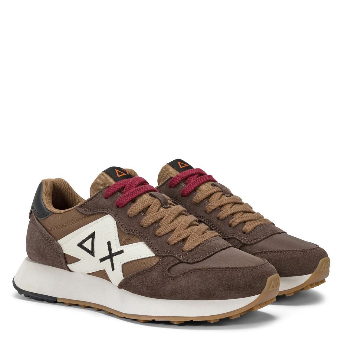 Sneakers Jaki Bicolor Sun68 in nylon e suede