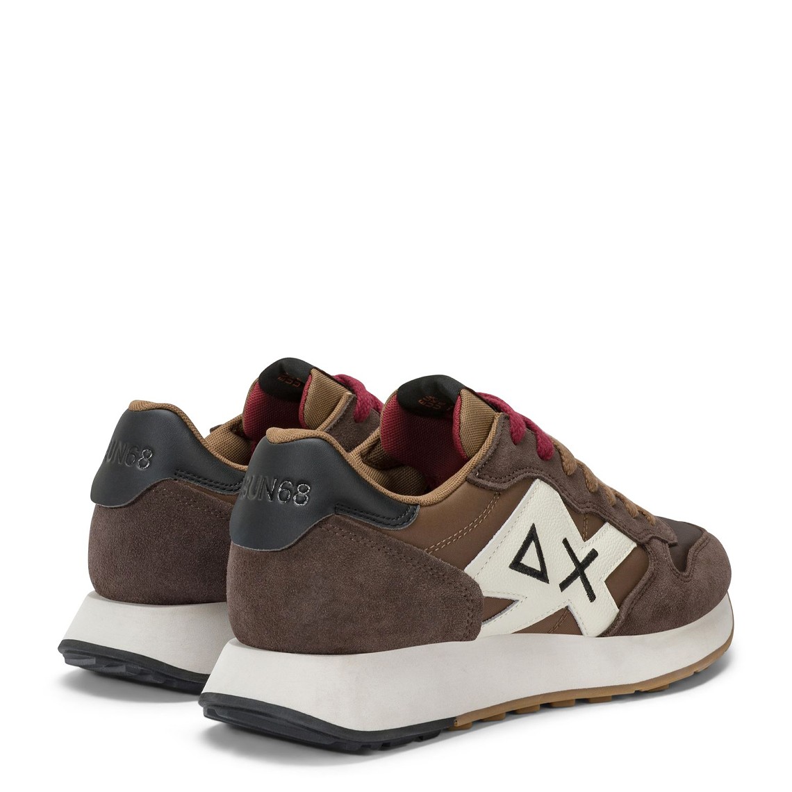 Sneakers Jaki Bicolor Sun68 in nylon e suede