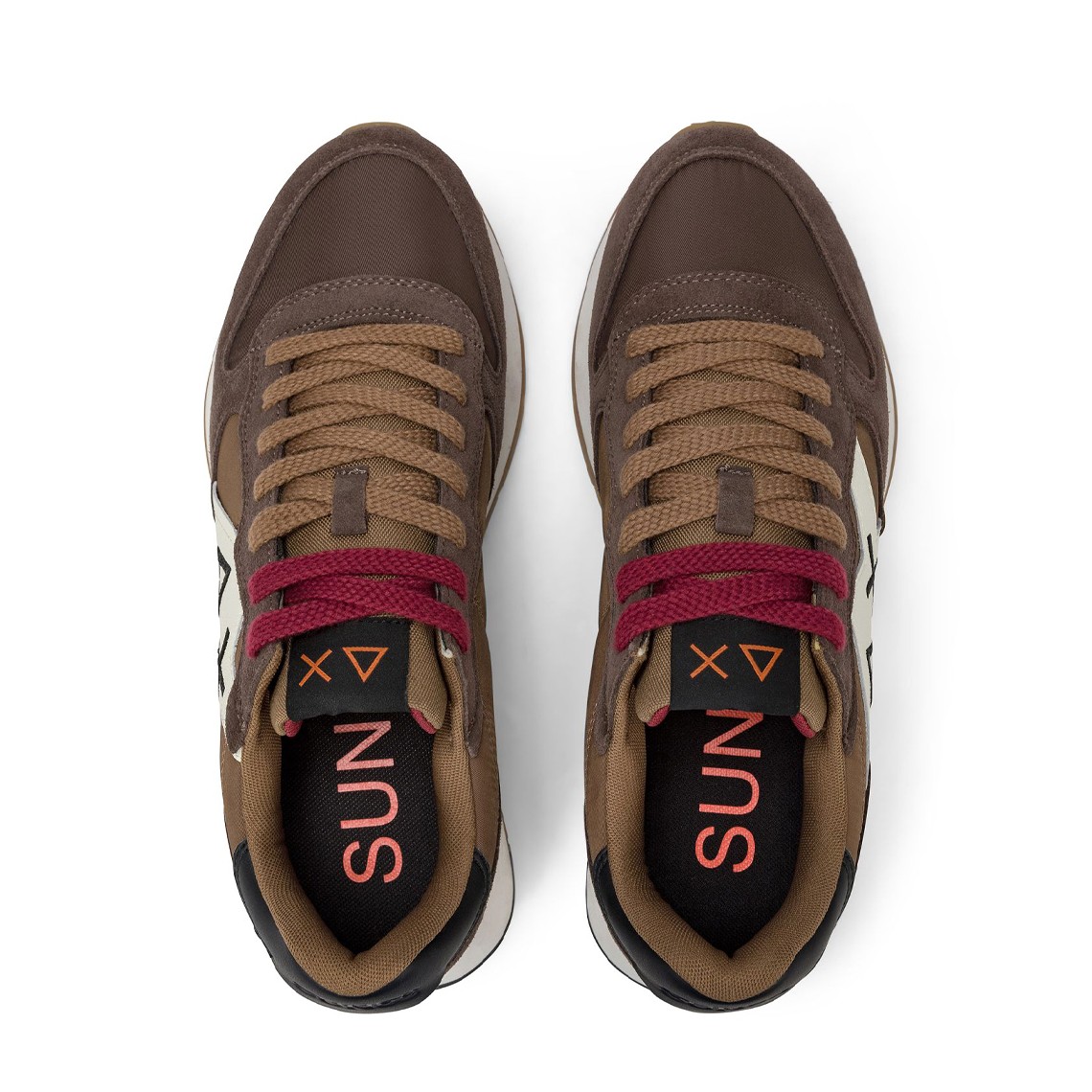 Sneakers Jaki Bicolor Sun68 in nylon e suede