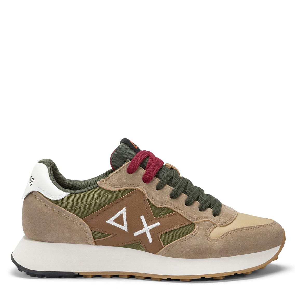 Sneakers Jaki Bicolor Sun68 in nylon e suede