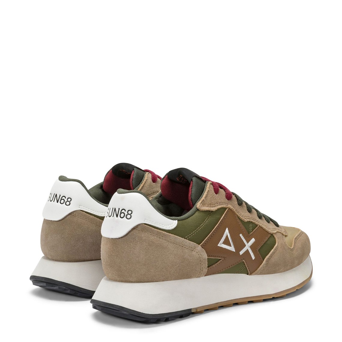 Sneakers Jaki Bicolor Sun68 in nylon e suede