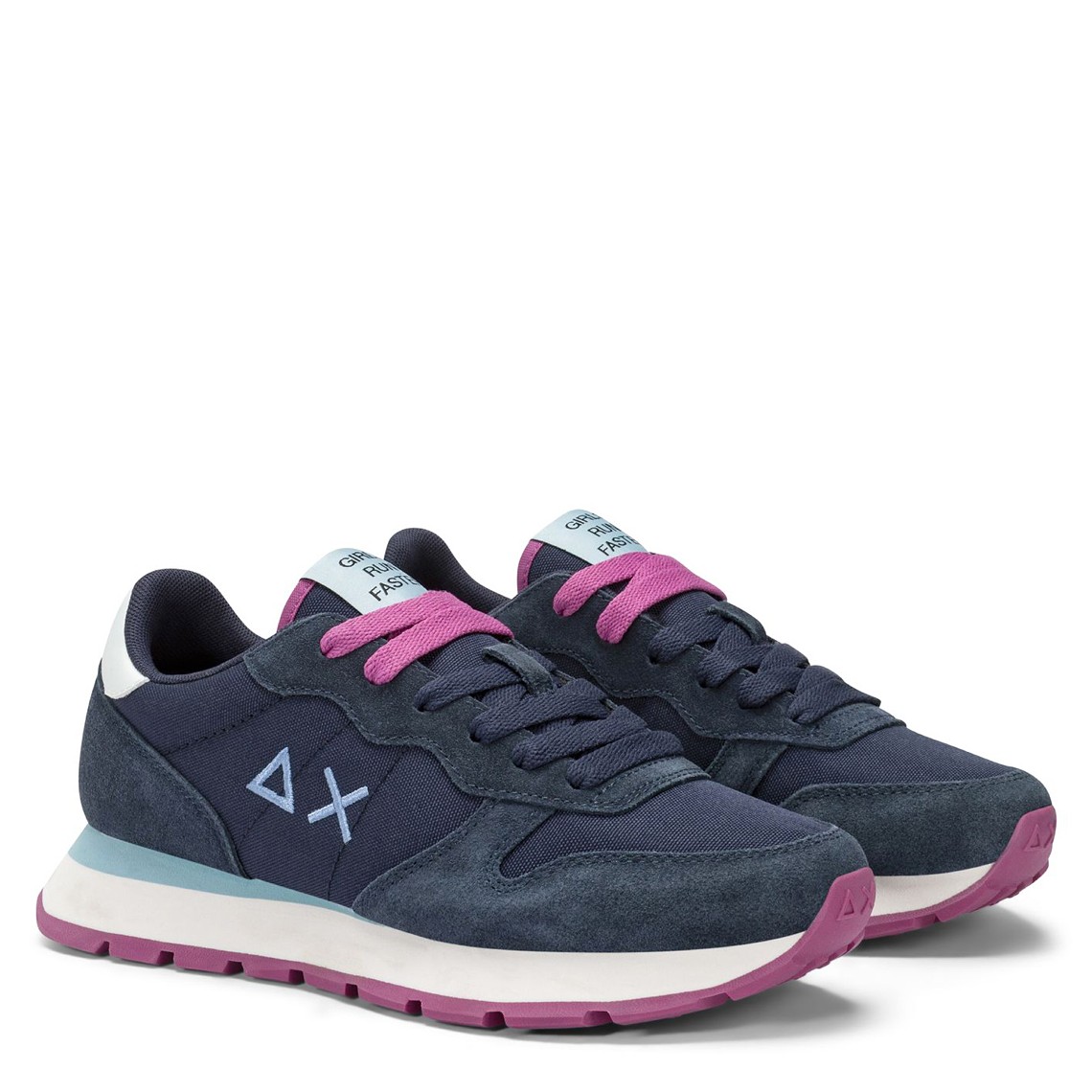 Sneakers Ally Solid Sun68 in nylon e suede