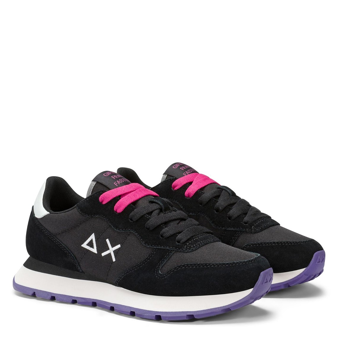 Sneakers Ally Solid Sun68 in nylon e suede