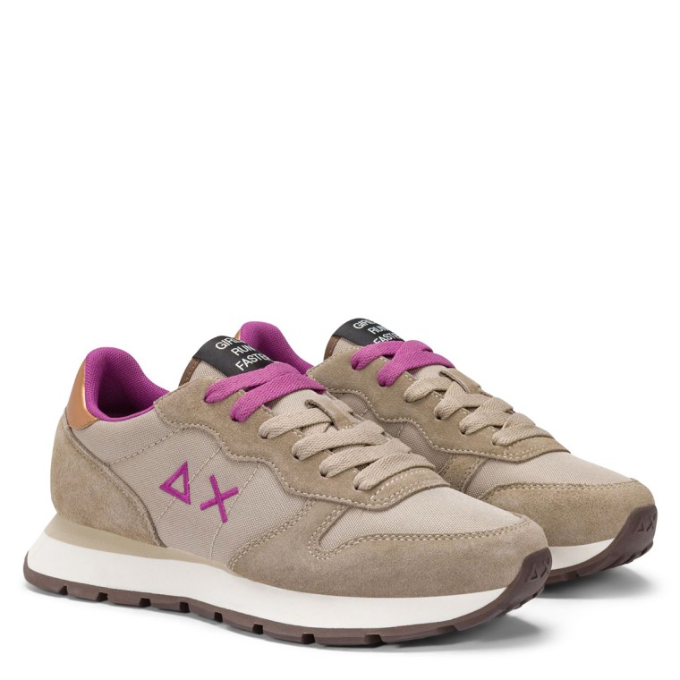 Sneakers Ally Solid Sun68 in nylon e suede