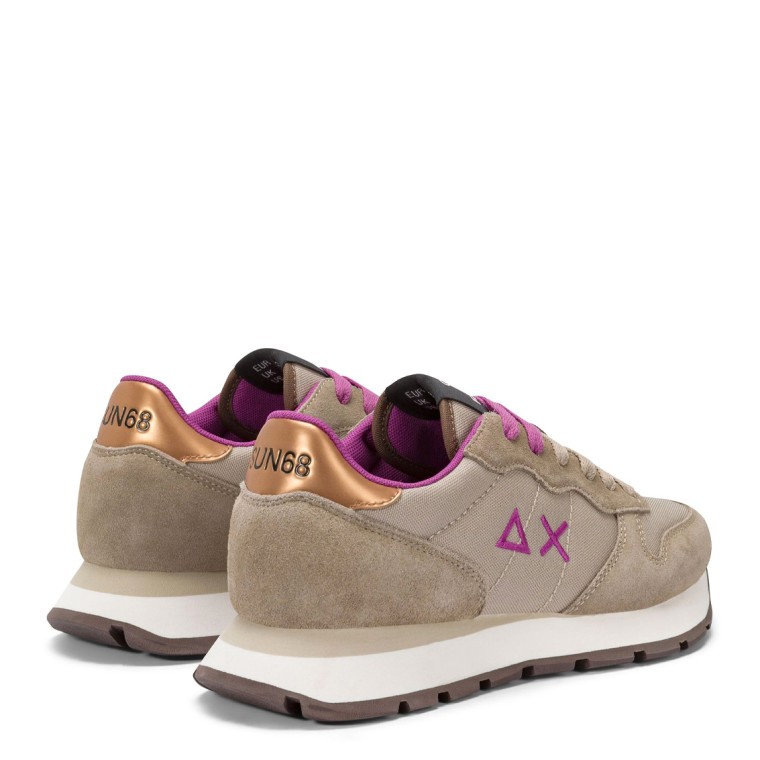 Sneakers Ally Solid Sun68 in nylon e suede