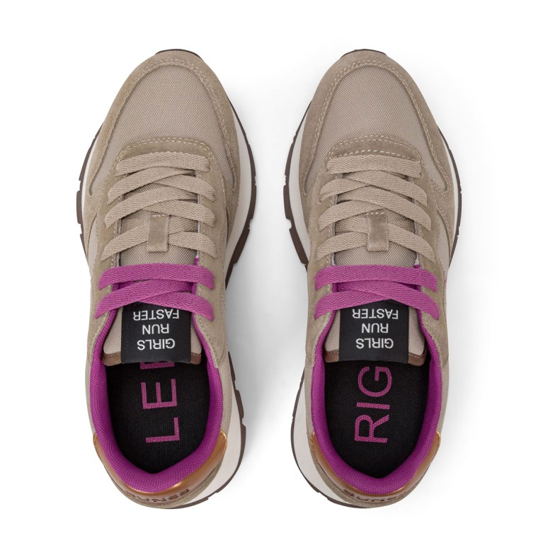 Sneakers Ally Solid Sun68 in nylon e suede