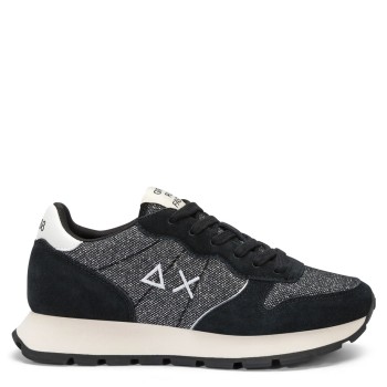 Sneakers Ally Glitter Sun68 in mesh e suede