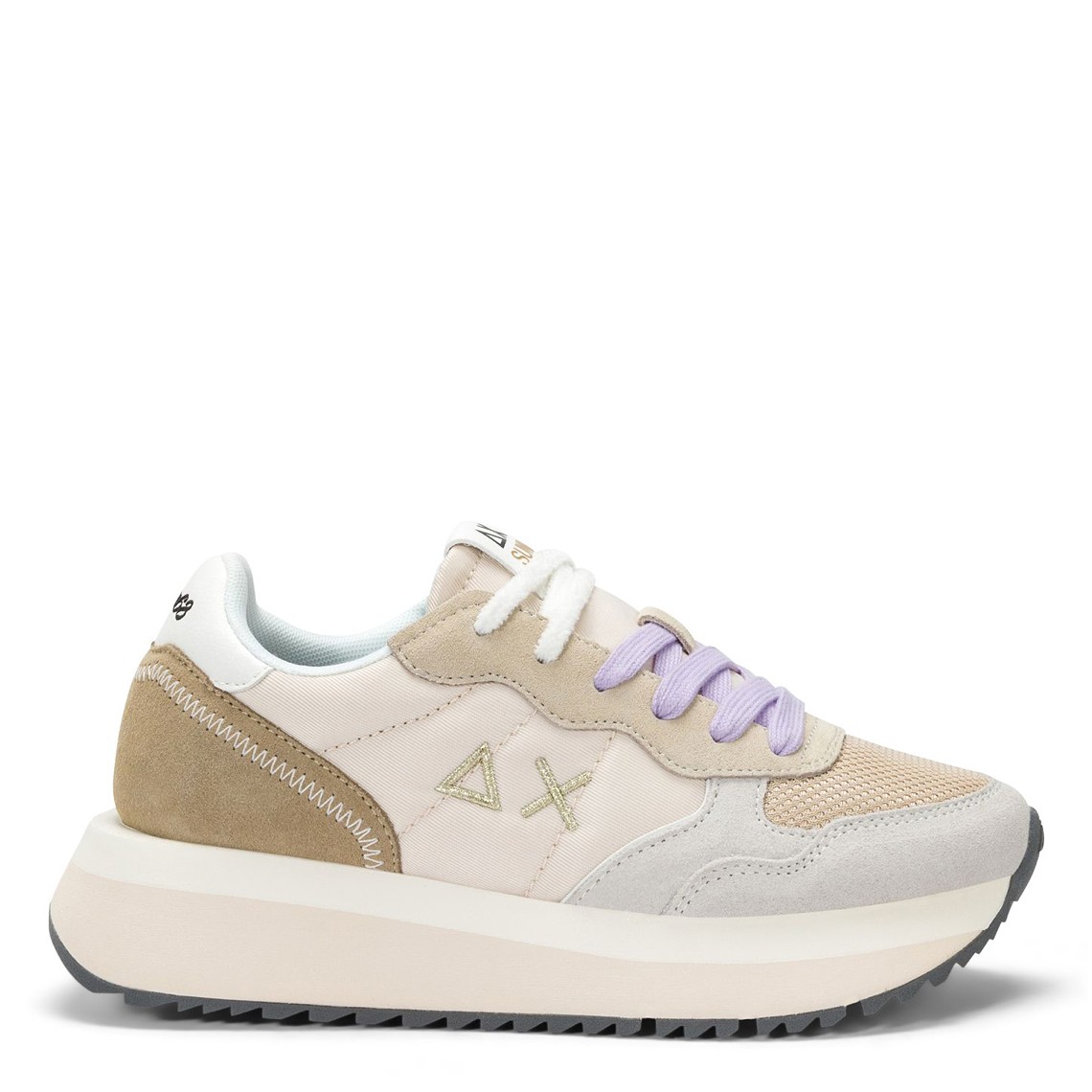 Sneakers Big Ally Multicolor Sun68 in nylon e suede