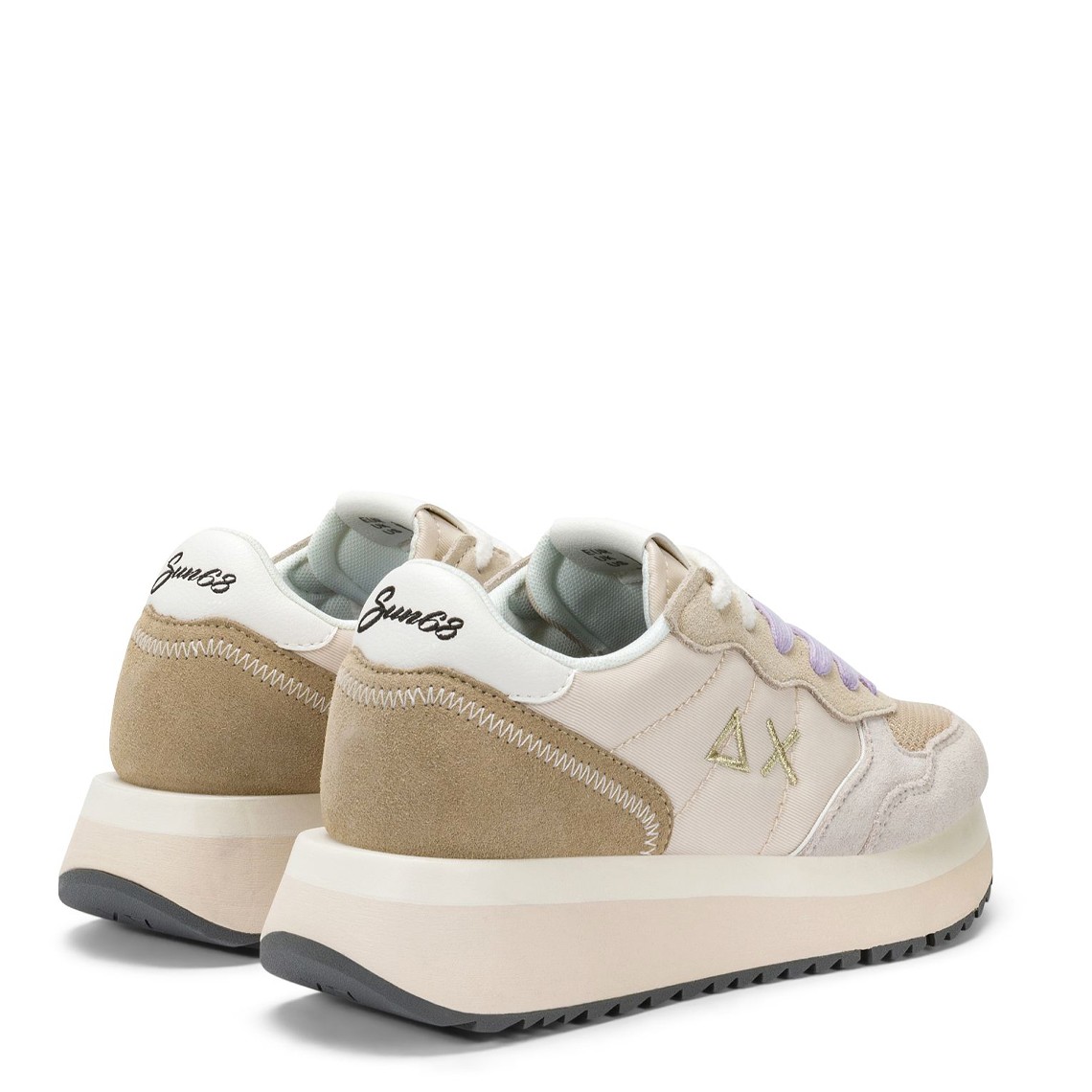 Sneakers Big Ally Multicolor Sun68 in nylon e suede