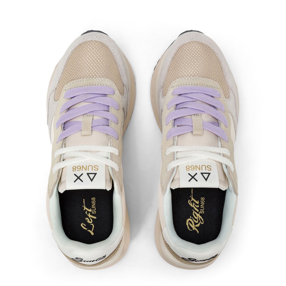 Sneakers Big Ally Multicolor Sun68 in nylon e suede