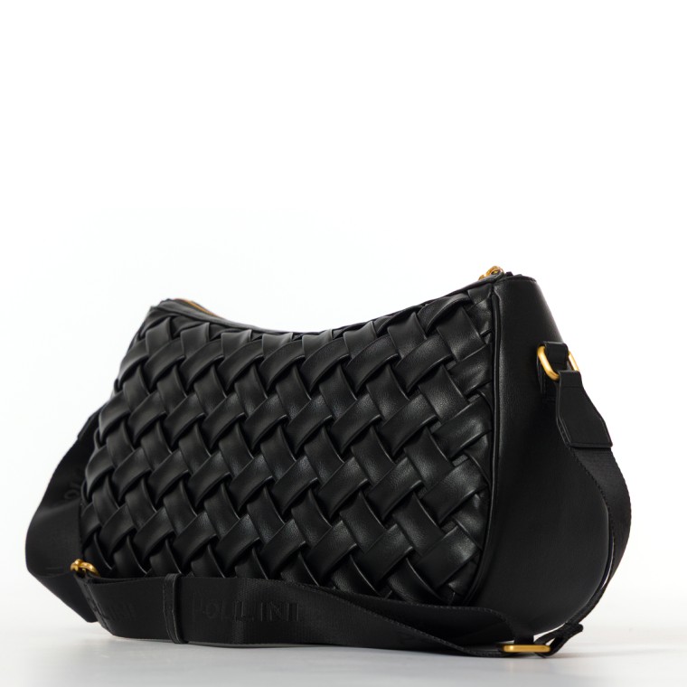 Borsa Pollini in pelle intrecciata