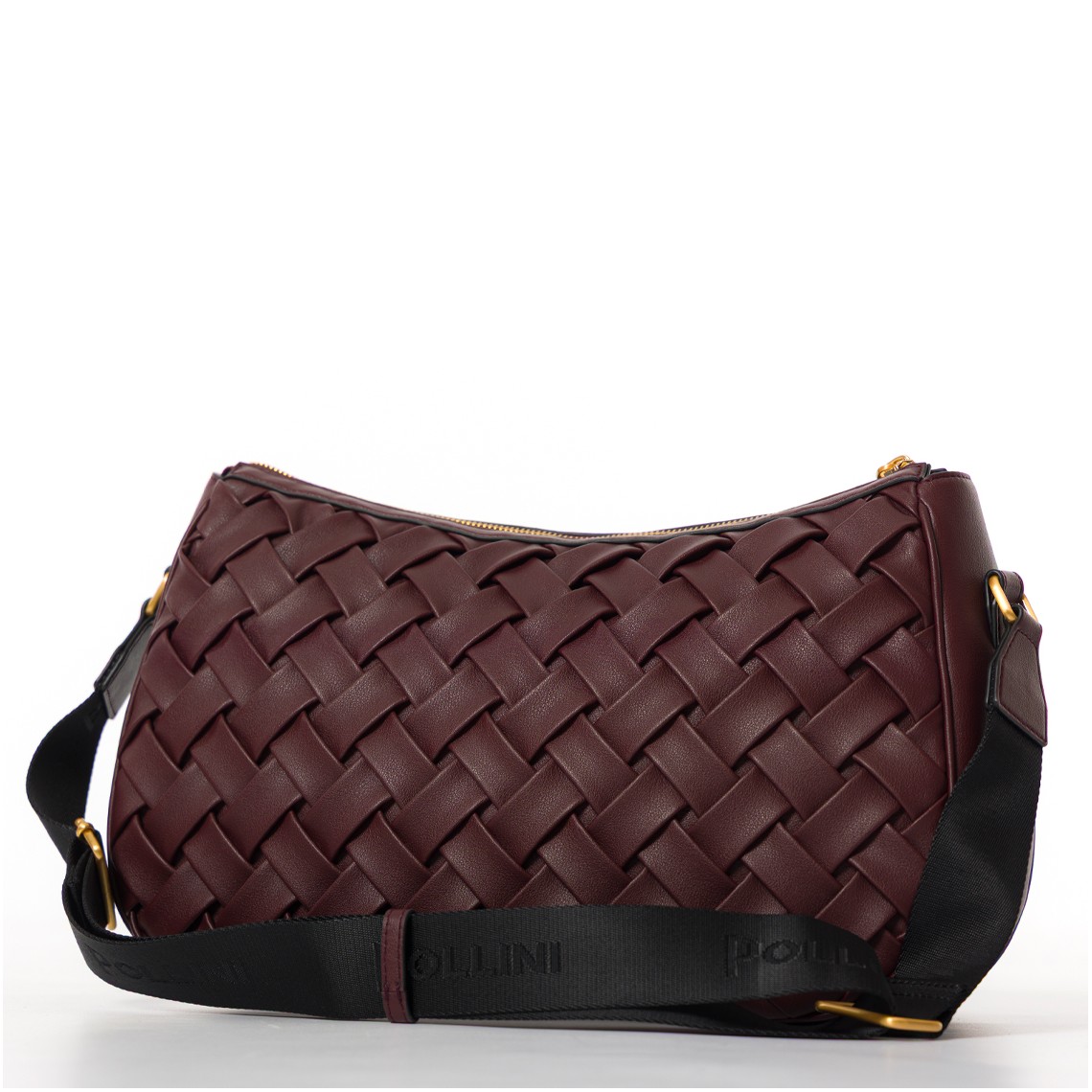 Borsa Pollini in pelle intrecciata