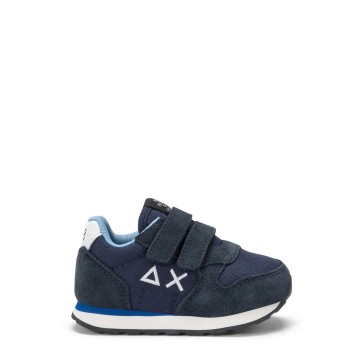 Sneaker First Step Boy's Tom Solid Sun68 in nylon e suede 