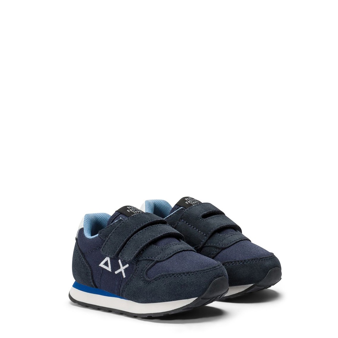 Sneaker First Step Boy's Tom Solid Sun68 in nylon e suede 