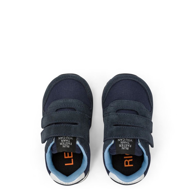 Sneaker First Step Boy's Tom Solid Sun68 in nylon e suede 