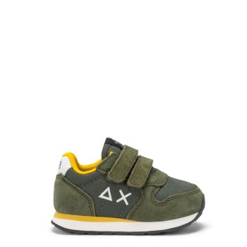 Sneaker First Step Boy's Tom Fluo Sun68 in nylon e suede