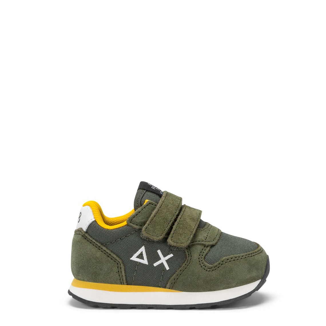 Sneaker First Step Boy's Tom Fluo Sun68 in nylon e suede