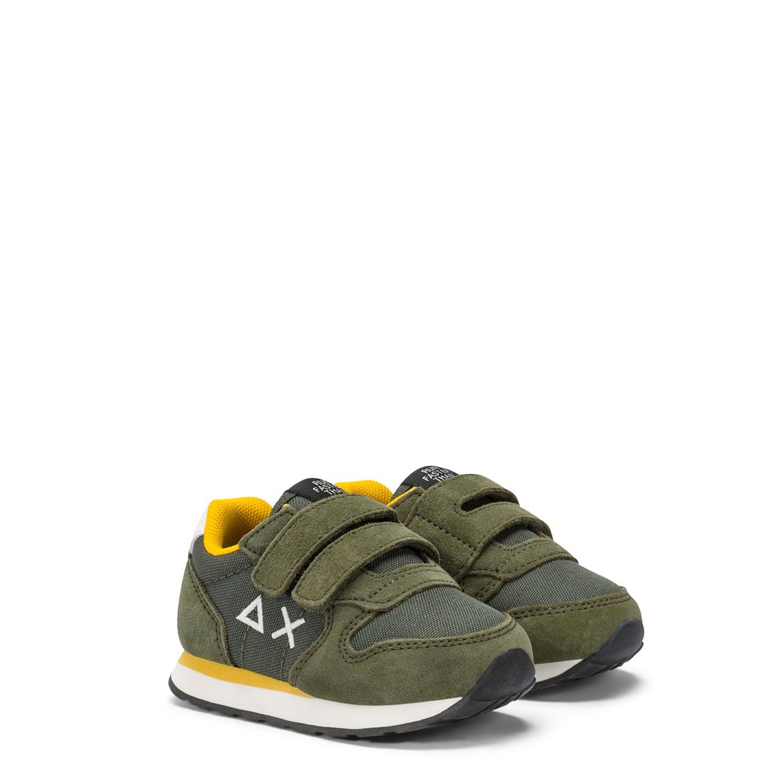 Sneaker First Step Boy's Tom Fluo Sun68 in nylon e suede