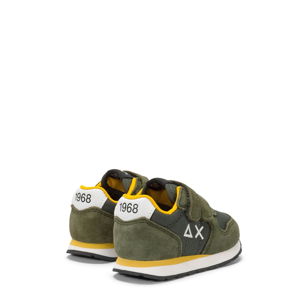 Sneaker First Step Boy's Tom Fluo Sun68 in nylon e suede