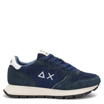 Sneakers Ally Glitter Sun68 in mesh e suede