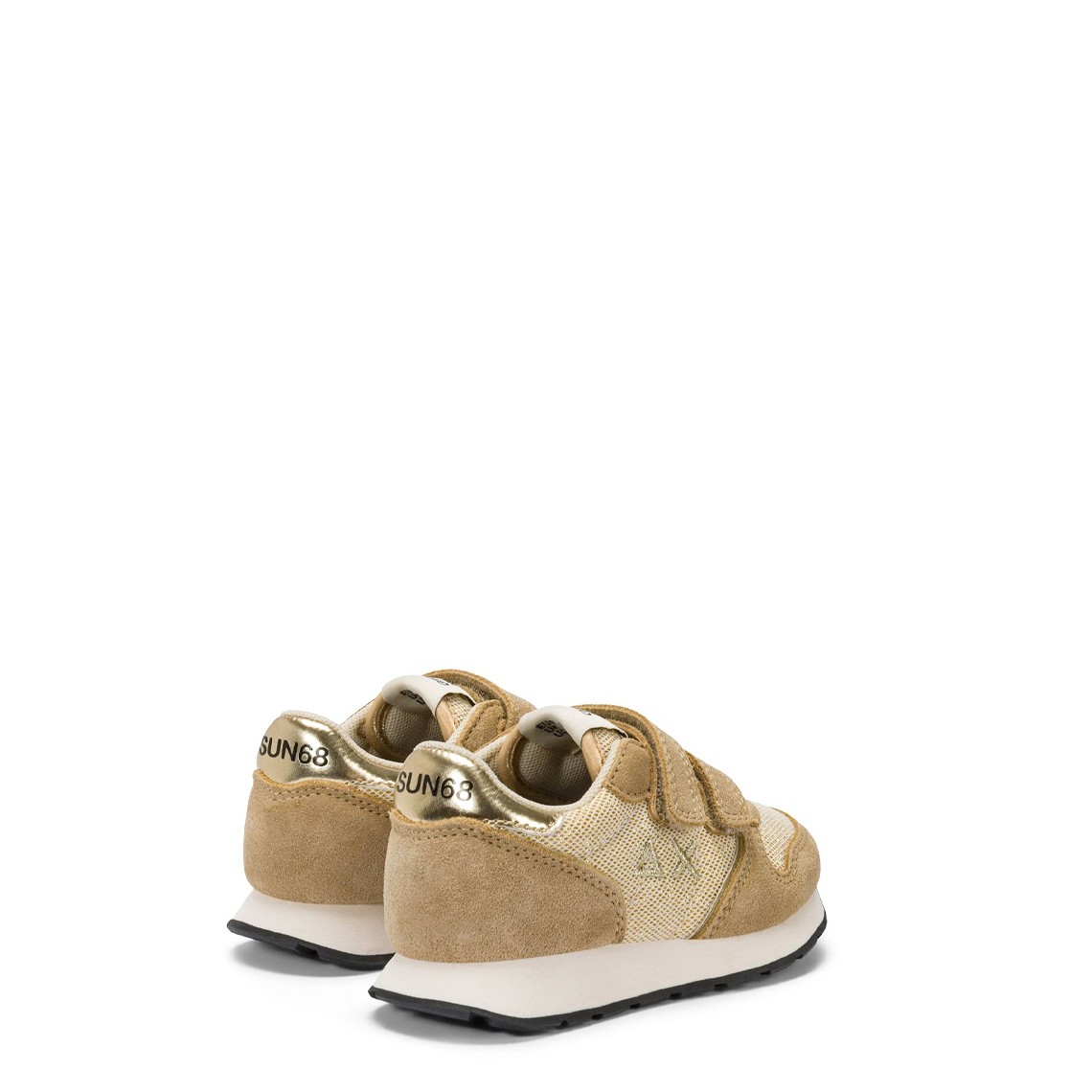 Sneaker Baby Girl's Ally Glitter con cinturini e logo Sun68