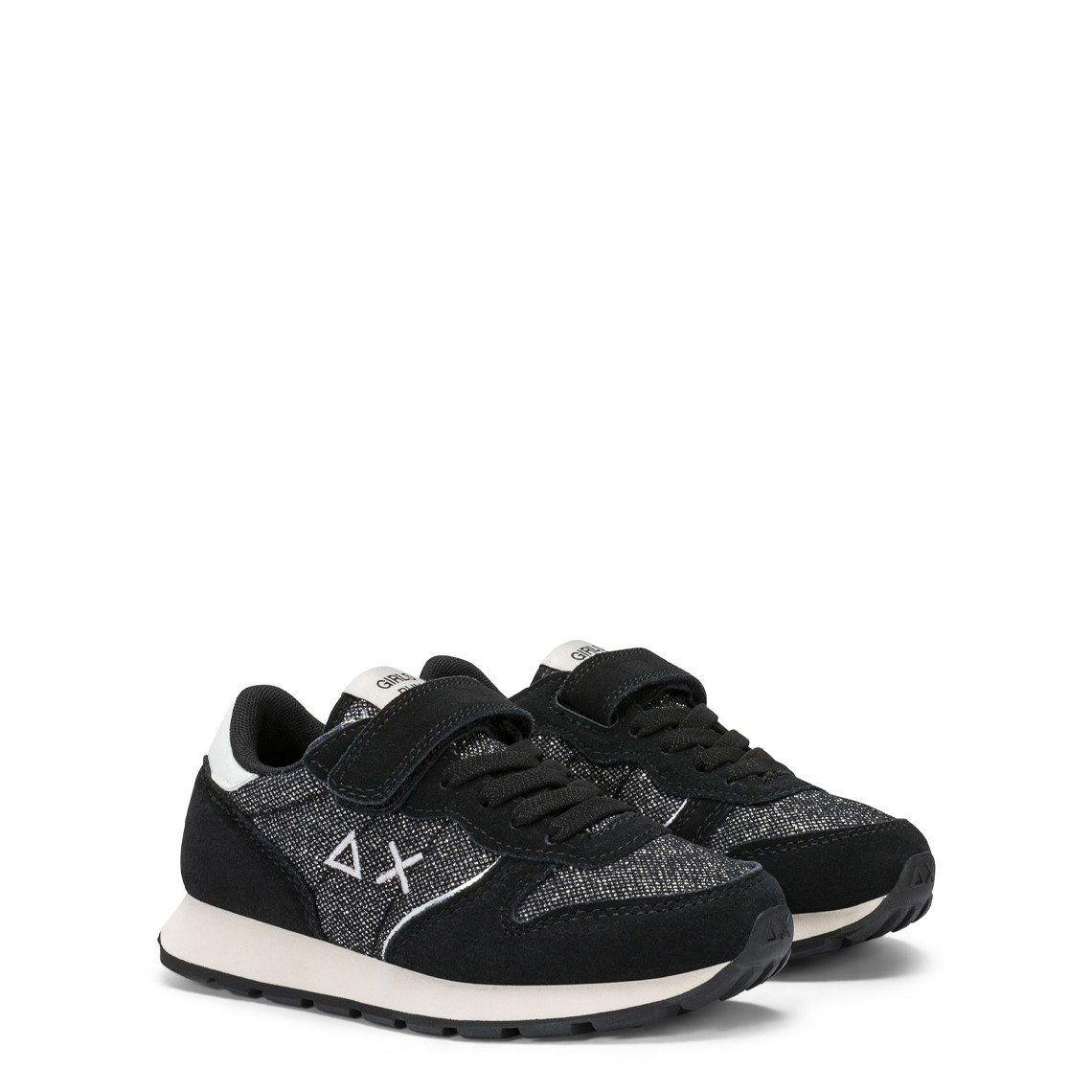 Sneaker Kid Girl's Ally Glitter con cinturino e lacci Sun68