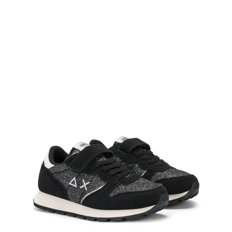 Sneaker Kid Girl's Ally Glitter con cinturino e lacci Sun68