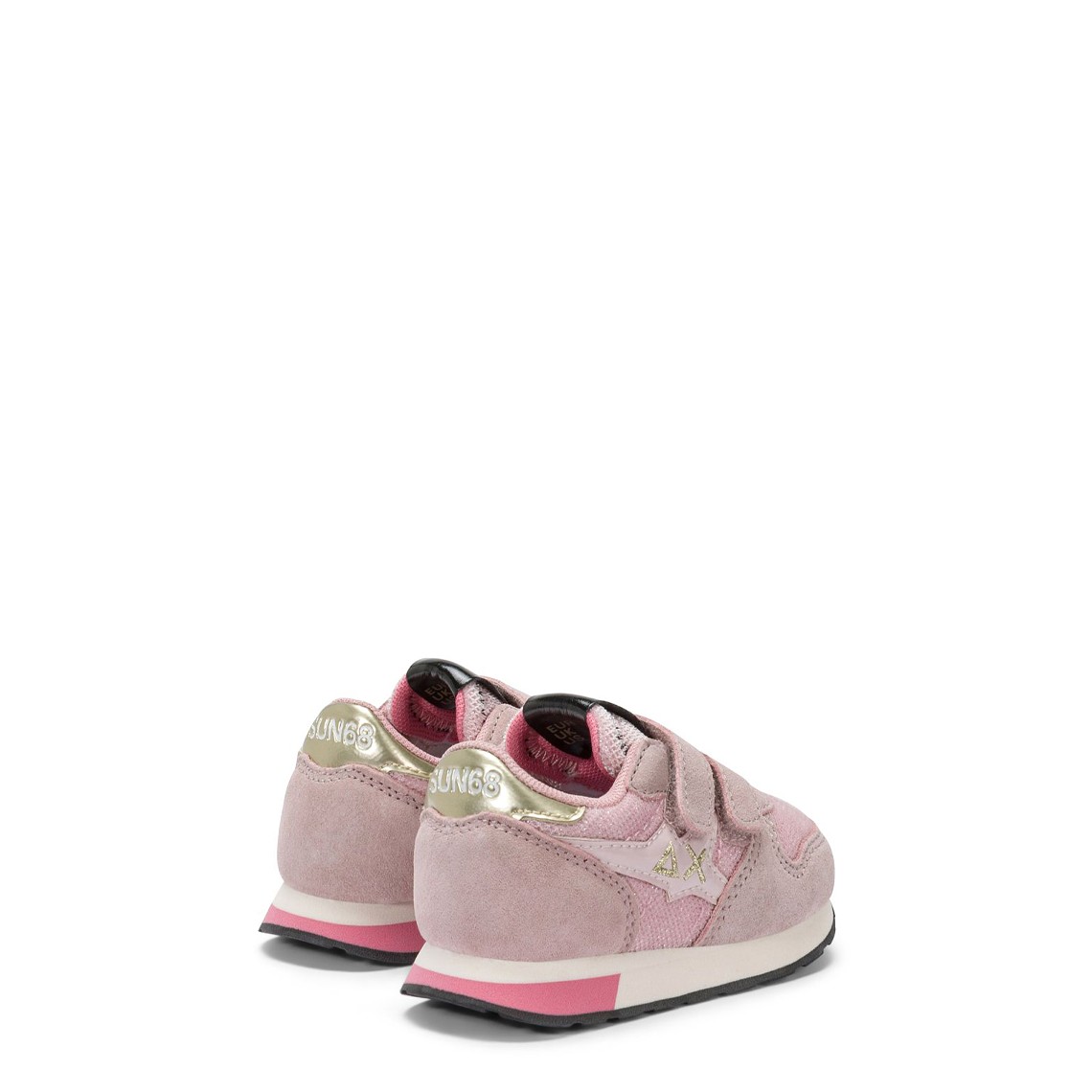 Sneaker First Step Girl's Stargirl Velvet con patch e logo Sun68