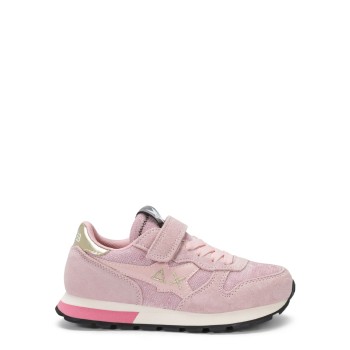 Sneaker Kid Girl's Stargirl Velvet con cinturino e lacci...