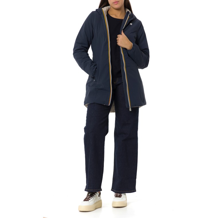 Giubbotto lungo reversibile Denise St Warm K-Way