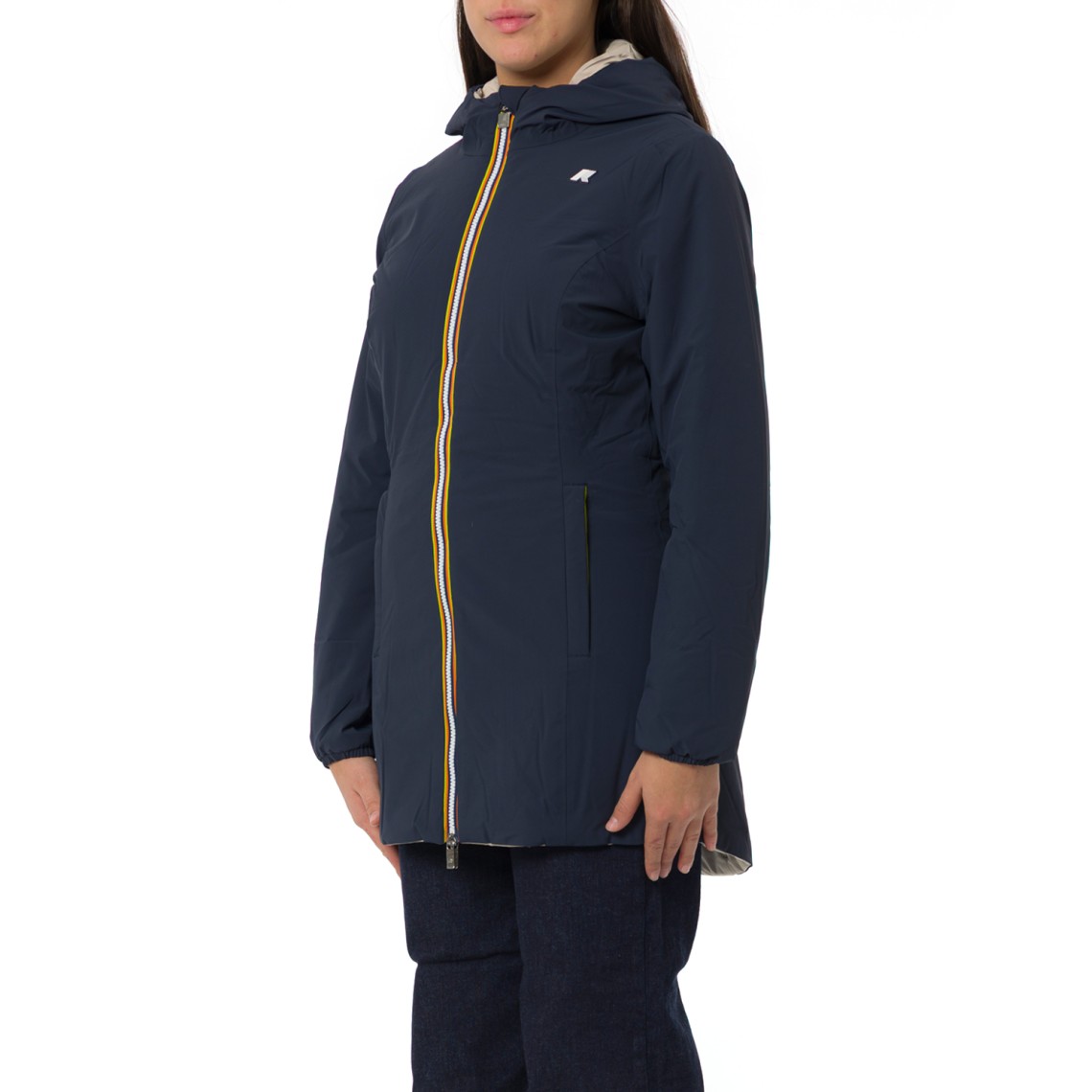 Giubbotto lungo reversibile Denise St Warm K-Way