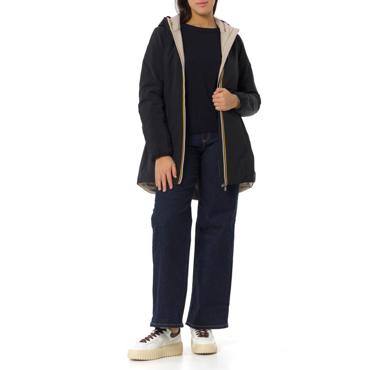 Giubbotto lungo reversibile Denise St Warm K-Way