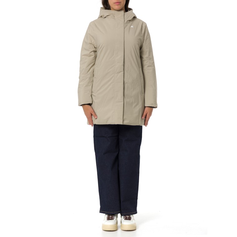 Giubbotto lungo Sophie Soft Touch Marmotta K-Way