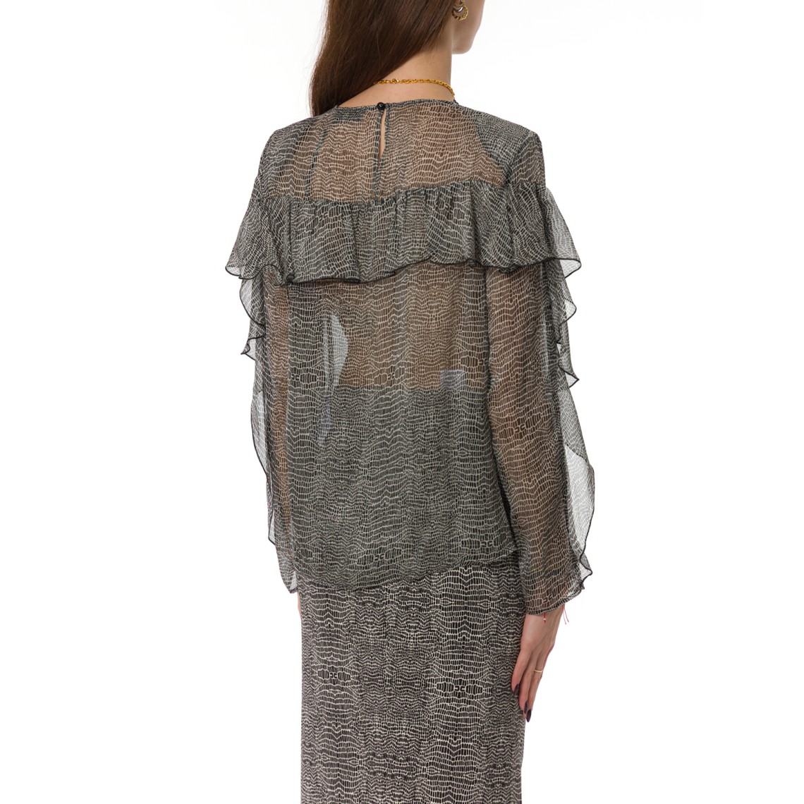 Blusa Elisabetta Franchi in viscosa stampata