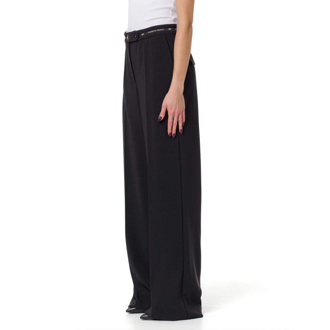 Pantalone Elisabetta Franchi in crêpe