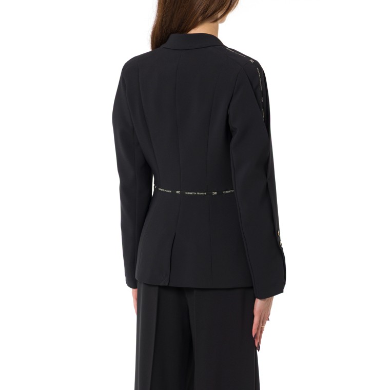Blazer Elisabetta Franchi in crêpe