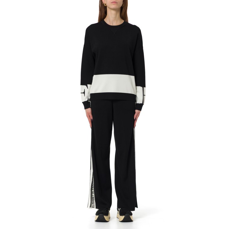 Pantalone Elisabetta Franchi in misto viscosa