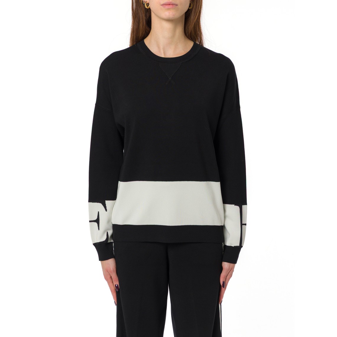 Pullover Elisabetta Franchi in misto viscosa