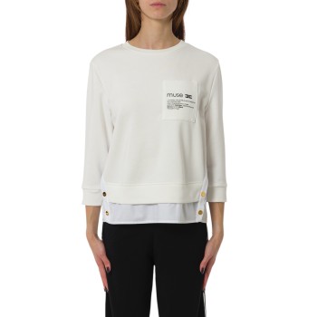 Felpa Elisabetta Franchi in misto cotone